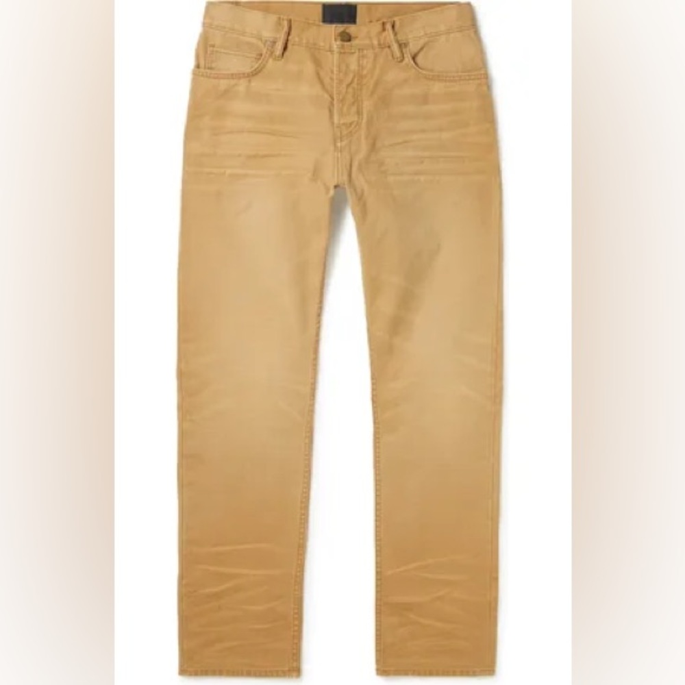 NWT Fear of God seventh collection tan canvas jeans